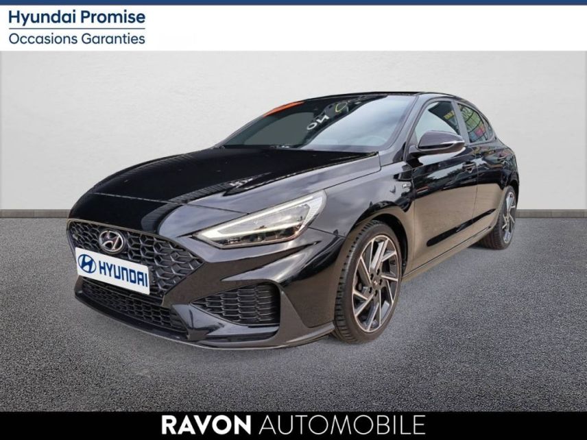 42100 : Hyundai Saint-Etienne - Ravon Automobile - HYUNDAI i30 FASTBACK N Line - i30 III - NOIR - Boîte séquentielle - Essence sans plomb