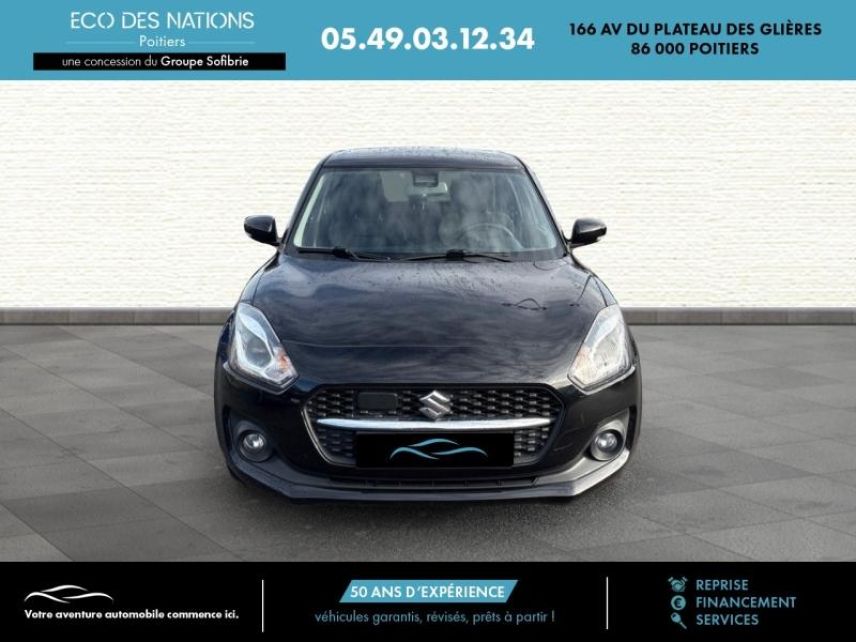 86000 : Hyundai Poitiers - Eco des Nations - SUZUKI Swift - Swift - Super Black Pearl métallisé - Traction - Essence/Micro-Hybride