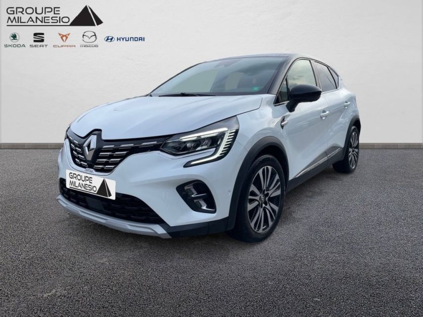 13290 : Hyundai Aix en Provence - Cap Milanesio - RENAULT CAPTUR Initiale Paris - CAPTUR (11/2019-04/2024) - Blanc - Boîte hybride multimode - Essence / Courant électrique