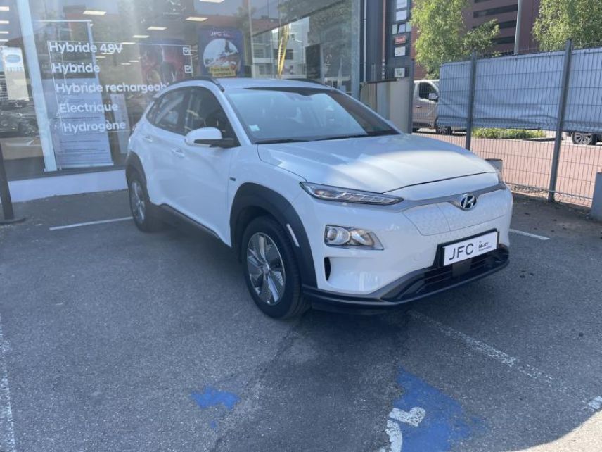 76000 : Hyundai Rouen - JFC by Mary Automobiles - HYUNDAI Kona - Kona - Chalk White Métal - Traction - Electrique