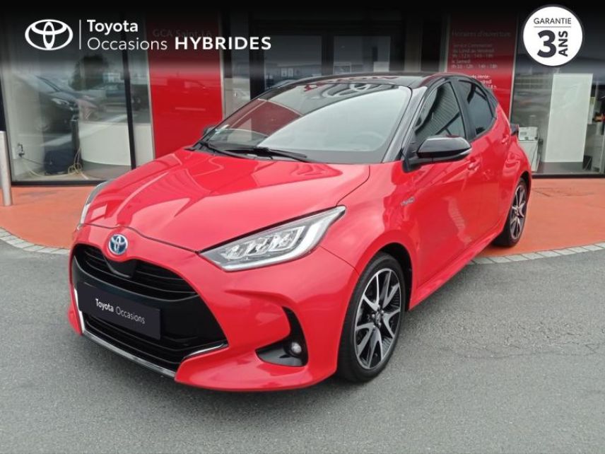 50000 : Hyundai Saint-Lô - GCA - TOYOTA Yaris - Yaris - Bi-ton Rouge Fusion / Toit noir - Traction - Hybride : Essence/Electrique