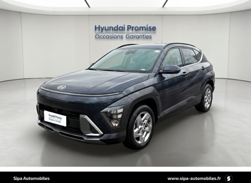 33110 : Hyundai Bordeaux Nord Le Bouscat - Sipa Automobiles - HYUNDAI KONA Creative - KONA II - Bleu - Boîte manuelle - Essence sans plomb