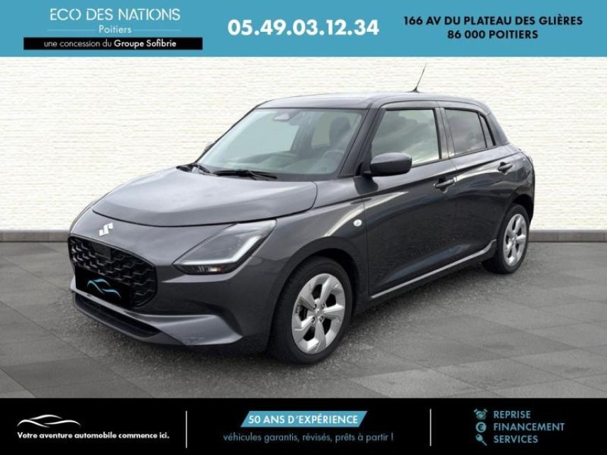 86000 : Hyundai Poitiers - Eco des Nations - SUZUKI Swift - Swift - Gris - Traction - Essence/Micro-Hybride