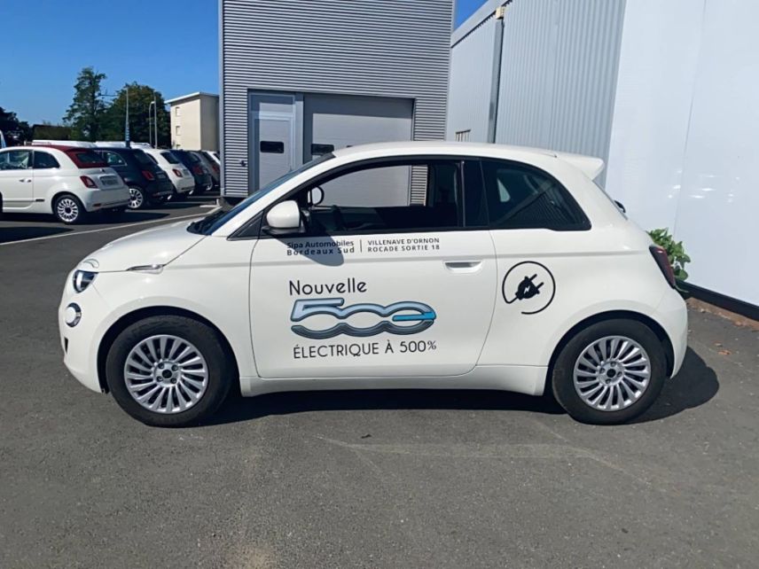 33140 : Hyundai Bordeaux Sud Villenave d&#039;Ornon - Sipa Automobiles - FIAT 500 Nouvelle 500 - 500 III - Ice White - Automate à fonct. Continu - Courant électrique
