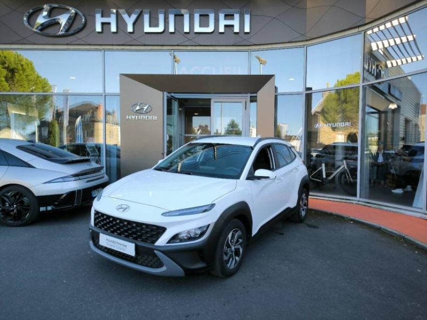 19100 : Hyundai Brive-la-Gaillarde - Garage Pouget - HYUNDAI Kona - Kona - Atlas White - Traction - Hybride : Essence/Electrique