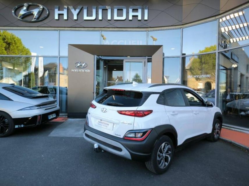19100 : Hyundai Brive-la-Gaillarde - Garage Pouget - HYUNDAI Kona - Kona - Atlas White - Traction - Hybride : Essence/Electrique
