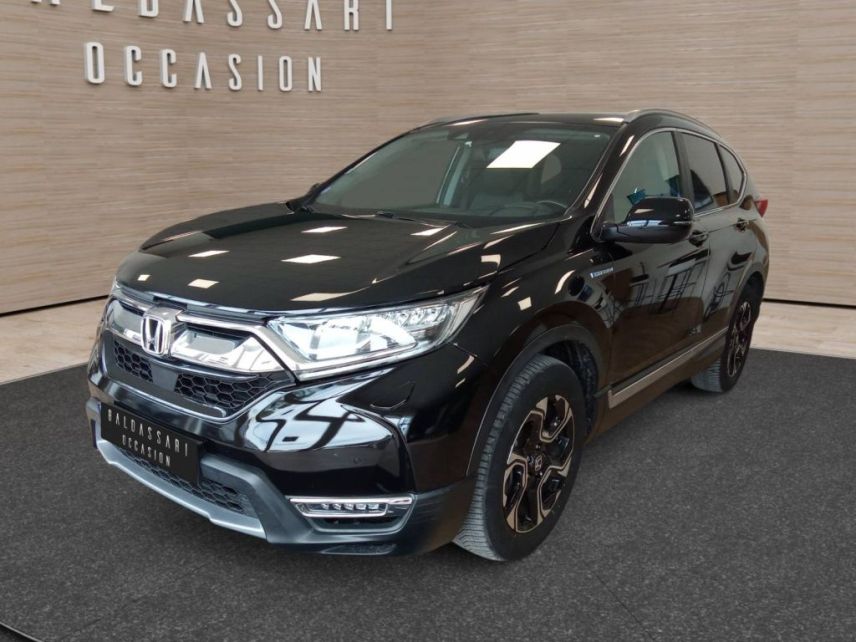 83130 : Hyundai Toulon - Autodif SAS - Groupe BALDASSARI - HONDA CR-V HYBRID Exclusive - CR-V V - Noir - Automate à fonct. Continu - Essence / Courant électrique