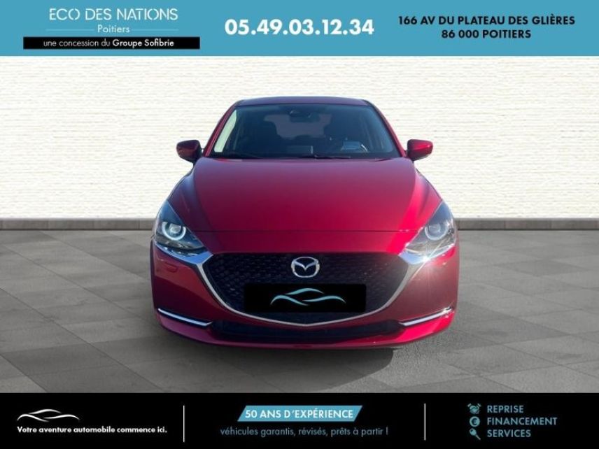 86000 : Hyundai Poitiers - Eco des Nations - MAZDA Mazda 2 - Mazda 2 - Soul Red Crystal Métallisé - Traction - Essence/Micro-Hybride