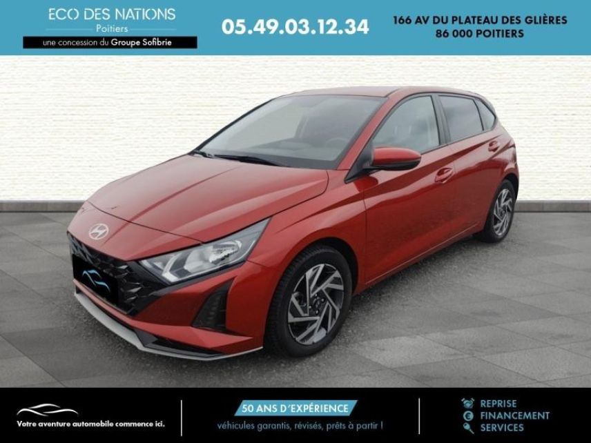 86000 : Hyundai Poitiers - Eco des Nations - HYUNDAI i20 - i20 - Dragon Red Métal - Traction - Essence