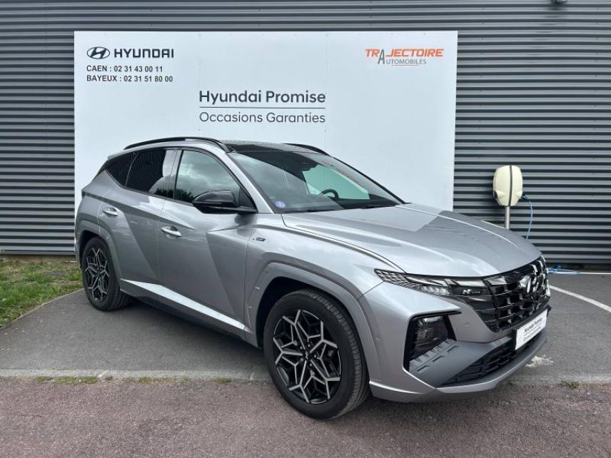14100 : Hyundai Lisieux - Trajectoire Automobiles - HYUNDAI Tucson - Tucson - Shimmering Silver Métal - Traction - Hybride : Essence/Electrique