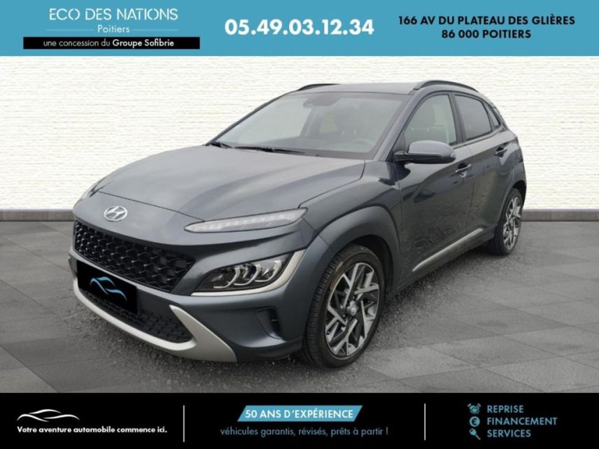 86000 : Hyundai Poitiers - Eco des Nations - HYUNDAI Kona - Kona - Cyber Grey Métal - Traction - Hybride : Essence/Electrique