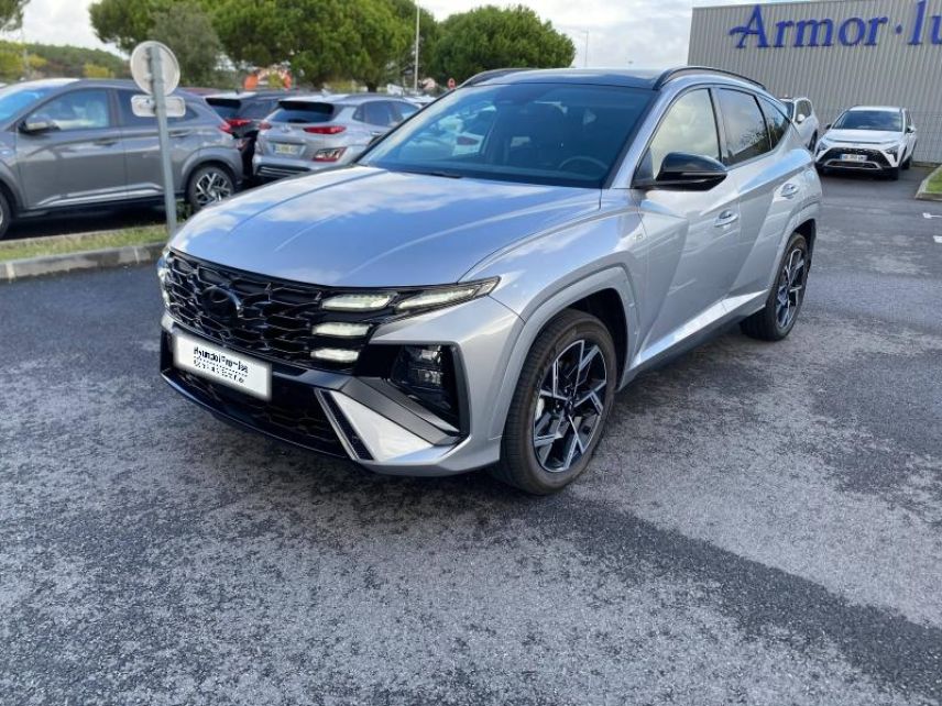 56000 : Hyundai Vannes - Park Lann Automobiles - HYUNDAI Tucson - Tucson - Shimmering Silver/Toit/rétros Black - Traction - Hybride : Essence/Electrique