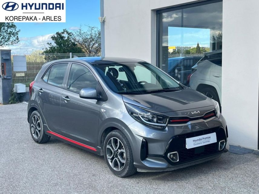 13200 : HYUNDAI Arles - Lexa Automobile - KIA PICANTO GT Line - PICANTO III - Gris - Boîte manuelle - Essence sans plomb