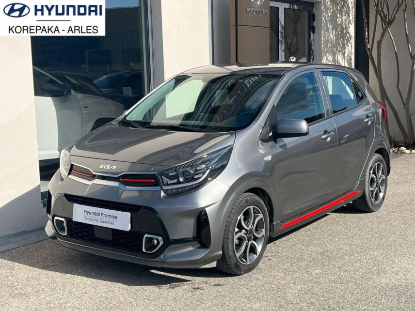 13200 : HYUNDAI Arles - Lexa Automobile - KIA PICANTO GT Line - PICANTO III - Gris - Boîte manuelle - Essence sans plomb