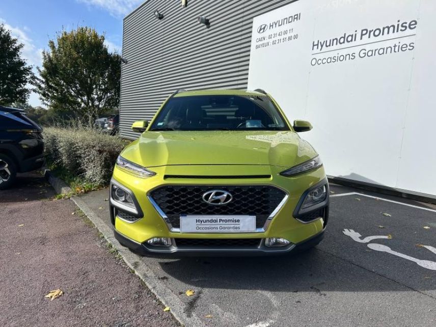 14100 : Hyundai Lisieux - Trajectoire Automobiles - HYUNDAI Kona - Kona - Acid Yellow - Traction - Hybride : Essence/Electrique