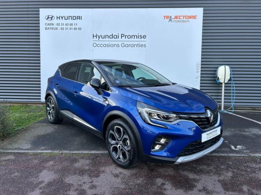 14400 : Hyundai Bayeux - Trajectoire Automobiles - RENAULT Captur - Captur - Bleu Iron/Noir Etoile - Traction - Hybride : Essence/Electrique