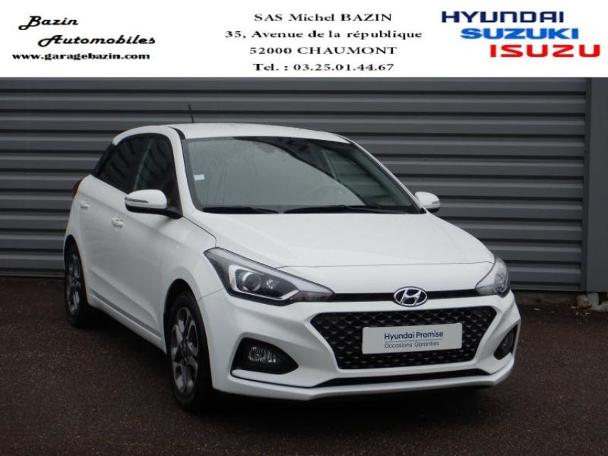 52000 : Hyundai Chaumont - Garage Michel Bazin - HYUNDAI i20 - i20 - Blanc - Traction - Essence