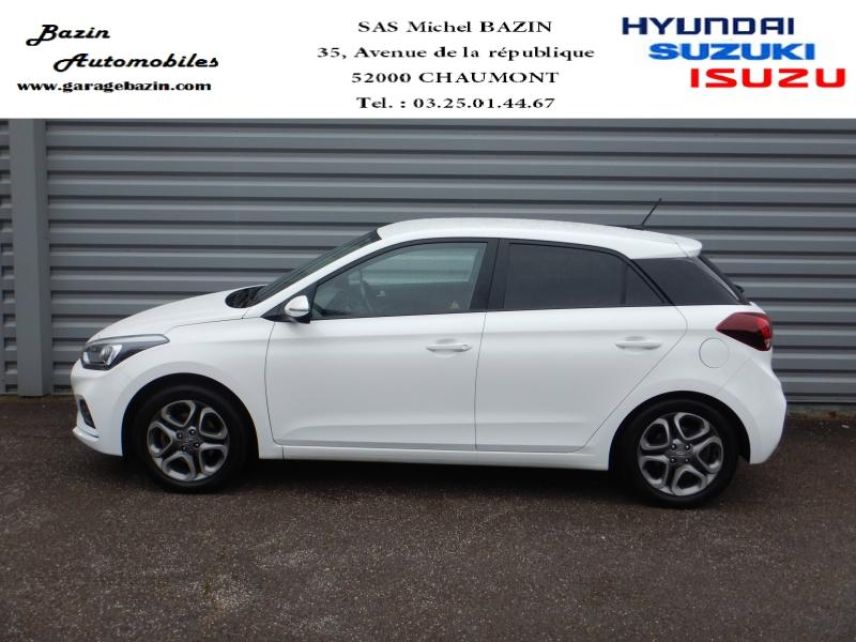 52000 : Hyundai Chaumont - Garage Michel Bazin - HYUNDAI i20 - i20 - Blanc - Traction - Essence