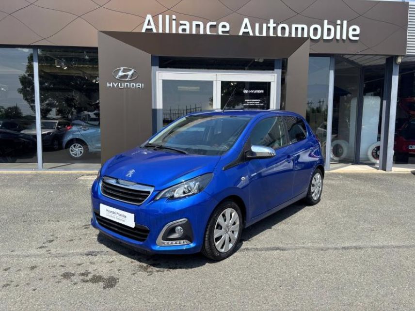28600 : Hyundai Chartres - Alliance Automobile - PEUGEOT 108 - 108 - Bleu Calvi (M) - Traction - Essence