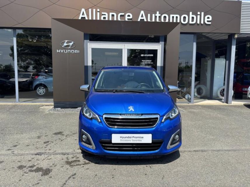28600 : Hyundai Chartres - Alliance Automobile - PEUGEOT 108 - 108 - Bleu Calvi (M) - Traction - Essence
