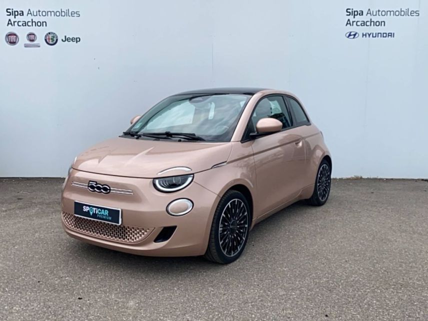 33260 : Hyundai Arcachon - Sipa Automobiles - FIAT 500e 3+1 MY22 SERIE 1 STEP 1 Icône Plus &#039;2021&#039; - 500 III - Noir - Automate à fonct. Continu - Courant électrique