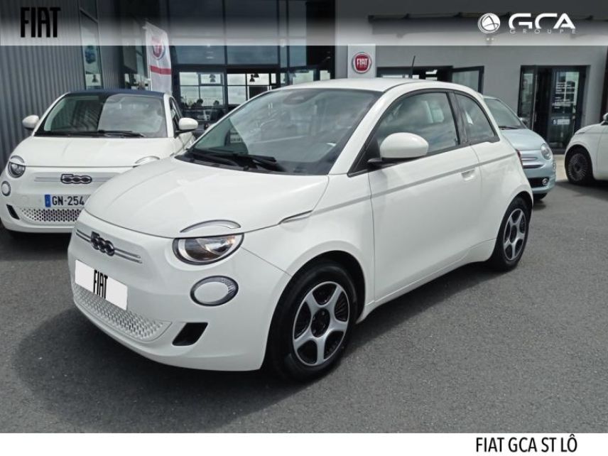 50000 : Hyundai Saint-Lô - GCA - FIAT 500 - 500 - Blanc - Traction - Electrique