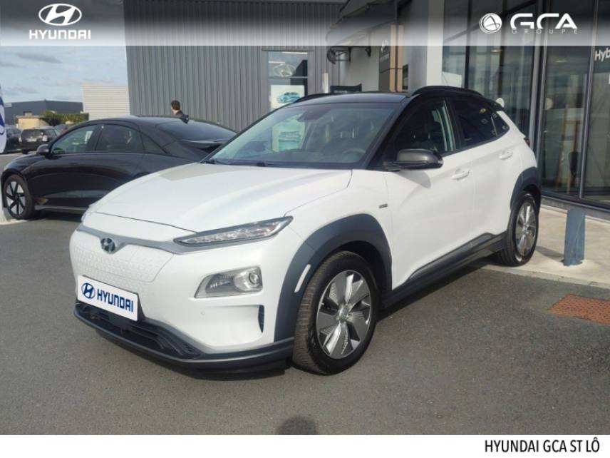 50000 : Hyundai Saint-Lô - GCA - HYUNDAI Kona - Kona - Chalk White Métal - Traction - Electrique