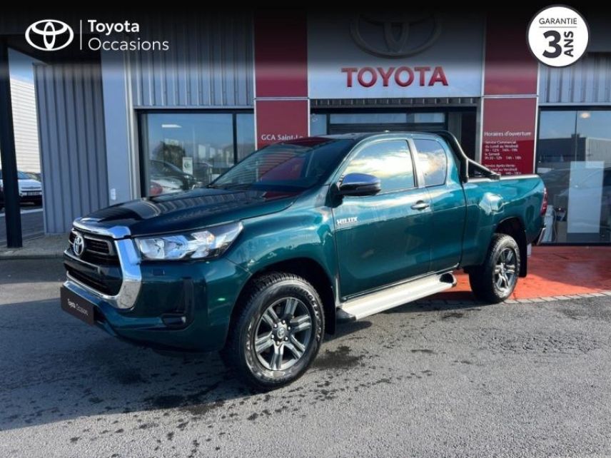 50000 : Hyundai Saint-Lô - GCA - TOYOTA Hilux - Hilux - Vert métallisé spéciale - Transmission intégrale enclenc - Diesel