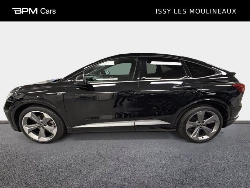 92130 : Hyundai ISSY-LES-MOULINEAUX - BPM Cars - AUDI Q4 Sportback e-tron - Q4 Sportback e-tron - Noir Mythic métallisé - Propulsion - Electrique