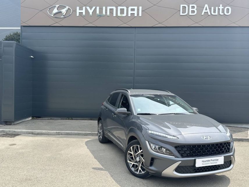 21300 : Hyundai Dijon - Privilège Automobiles - HYUNDAI KONA HYBRID Creative - KONA HYBRID (10/2020-04/2023) - Gris - Automate sequentiel - Essence / Courant électrique