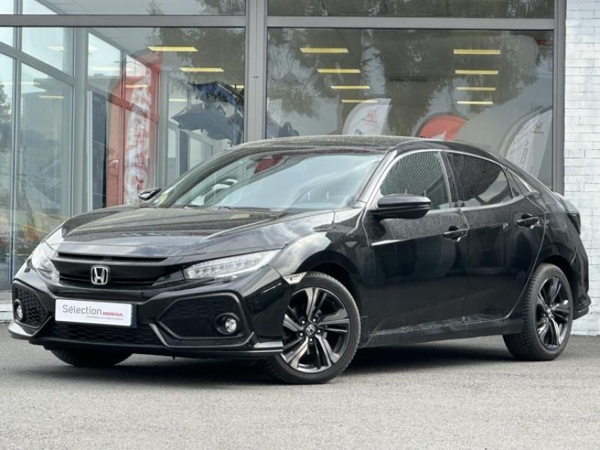57200 : Hyundai Sarreguemines - Theobald Automobiles - HONDA Civic - Civic - Noir Cristal Nacré - Traction - Essence