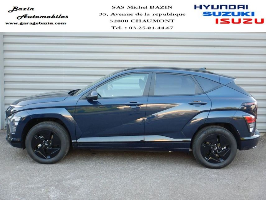 52000 : Hyundai Chaumont - Garage Michel Bazin - HYUNDAI Kona - Kona - Sailing Blue métallisé - Traction - Electrique