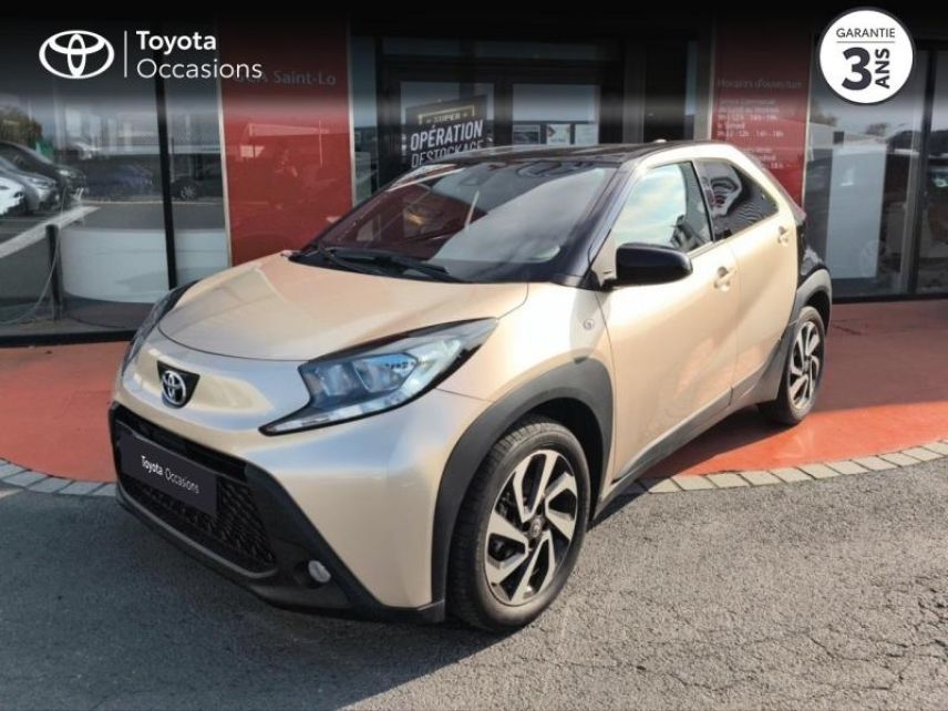 50000 : Hyundai Saint-Lô - GCA - TOYOTA Aygo X - Aygo X - Bi ton beige - Traction - Essence