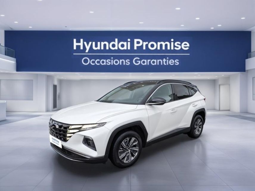 56000 : Hyundai Vannes - Park Lann Automobiles - HYUNDAI Tucson - Tucson - Serenity White Métal/Toit/rétros Black - Traction - Hybride : Essence/Electrique
