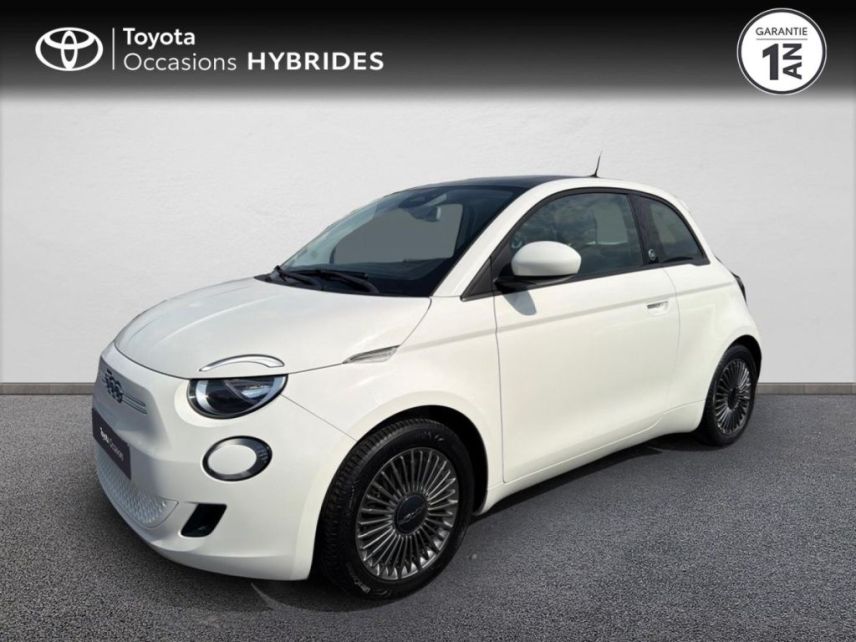 50000 : Hyundai Saint-Lô - GCA - FIAT 500 - 500 - Blanc - Traction - Electrique