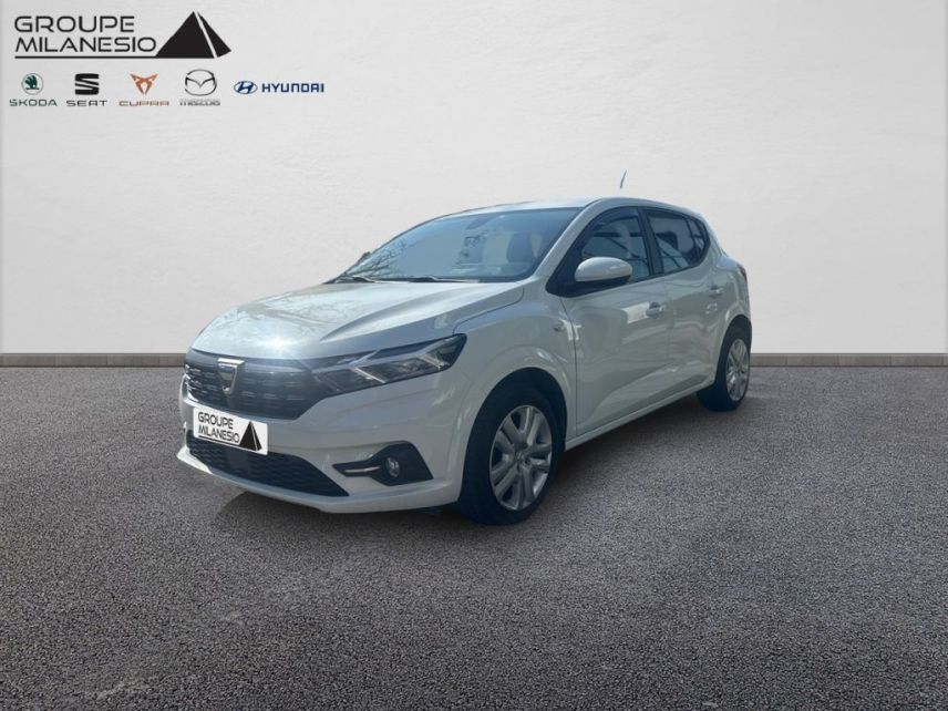 13730 : Hyundai Marignane - Cap Milanesio - DACIA SANDERO Confort - SANDERO III - Blanc - Boîte manuelle - Essence sans plomb