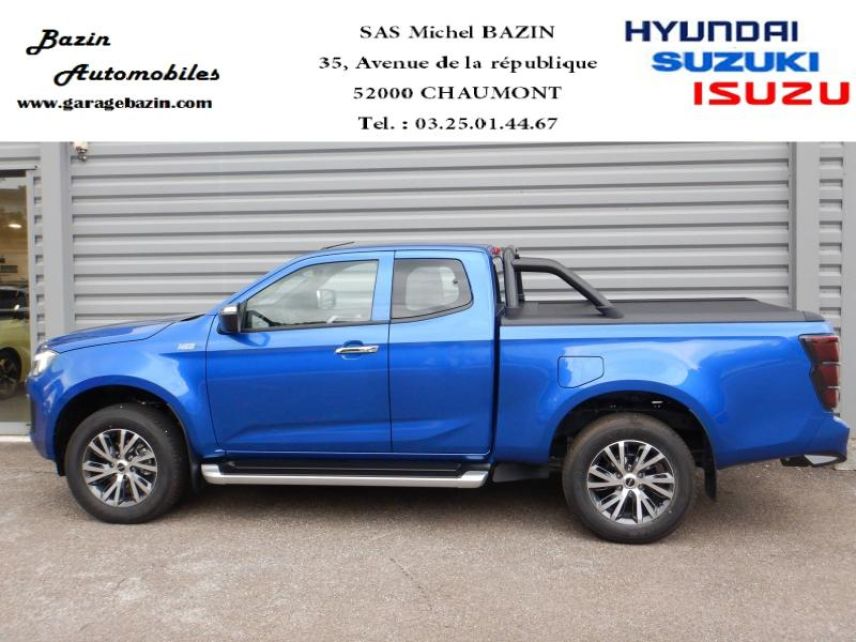52000 : Hyundai Chaumont - Garage Michel Bazin - ISUZU D-Max - D-Max - Biarritz Blue Metallic - Transmission intégrale enclenc - Diesel