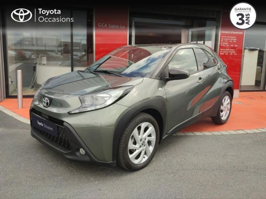 50000 : Hyundai Saint-Lô - GCA - TOYOTA Aygo X - Aygo X - Bi ton vert cardamome   noir - Traction - Essence