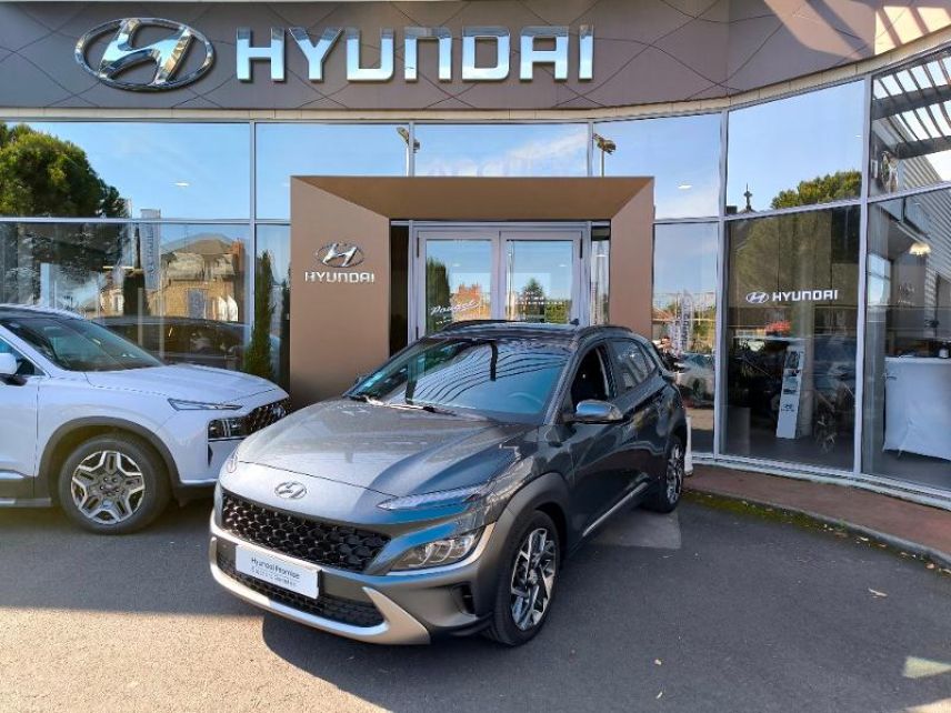 19100 : Hyundai Brive-la-Gaillarde - Garage Pouget - HYUNDAI Kona - Kona - Gris Foncé Métal - Traction - Hybride : Essence/Electrique