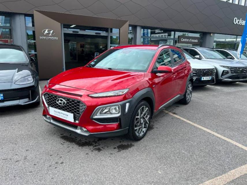 64100 : Hyundai Bayonne - Oceanic Auto - HYUNDAI Kona - Kona - Pulse Red - Traction - Hybride : Essence/Electrique