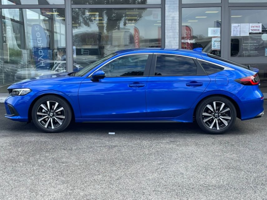 57200 : Hyundai Sarreguemines - Theobald Automobiles - HONDA Civic - Civic - Bleu Cristallin Premium Métallisé - Traction - Hybride : Essence/Electrique