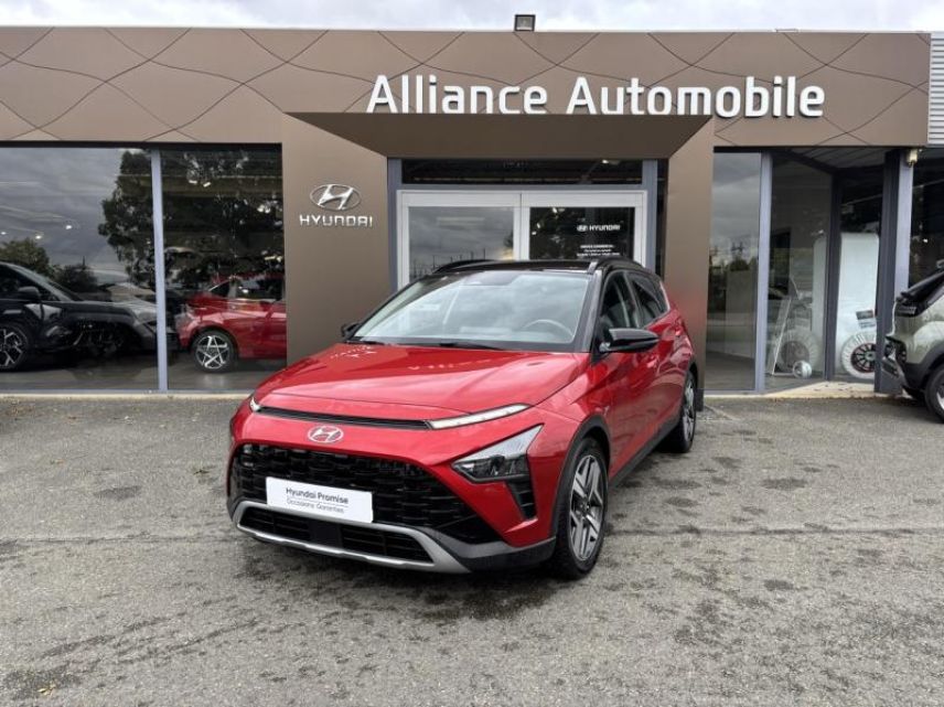 28600 : Hyundai Chartres - Alliance Automobile - HYUNDAI Bayon - Bayon - Dragon Red Métal/Toit/rétros Black - Traction - Essence/Micro-Hybride