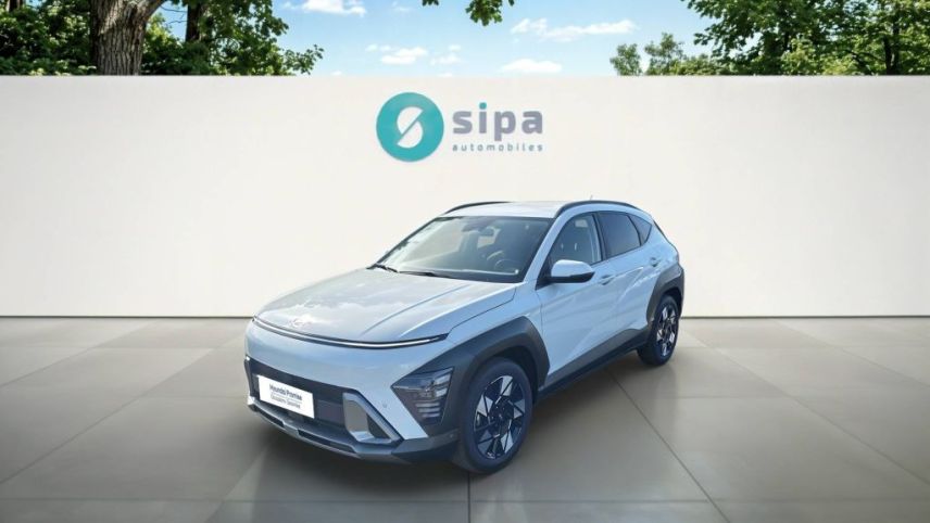 33140 : Hyundai Bordeaux Sud Villenave d'Ornon - Sipa Automobiles - HYUNDAI KONA Executive - KONA II - Blanc - Automate sequentiel - Essence / Courant électrique