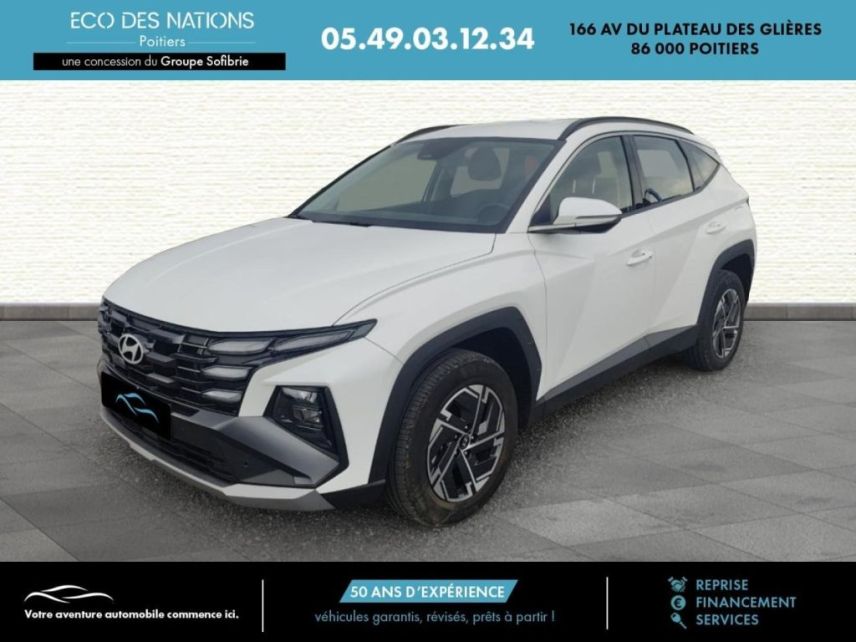 86000 : Hyundai Poitiers - Eco des Nations - HYUNDAI Tucson - Tucson - Serenity White Métal - Traction - Hybride : Essence/Electrique