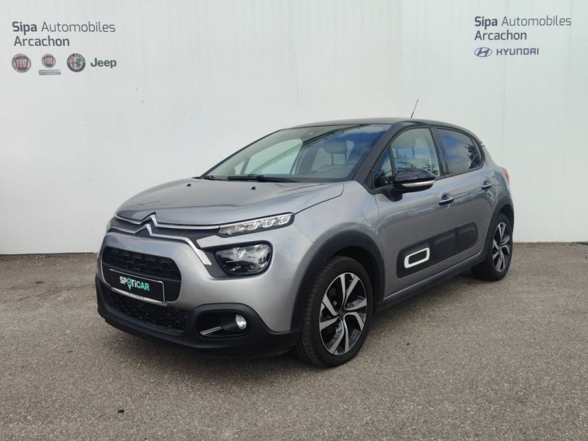 33260 : Hyundai Arcachon - Sipa Automobiles - CITROEN C3 Shine - C3 III - GRIS - Boîte automatique - Essence sans plomb