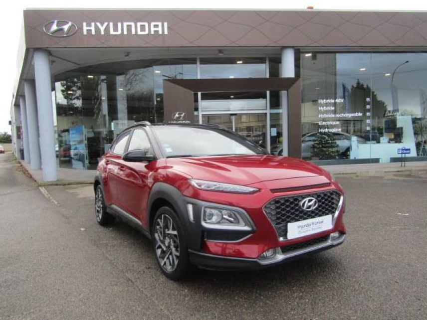 91100 : Hyundai Corbeil-Essonnes - CAP Fournier - HYUNDAI KONA HYBRID Edition #1 - KONA - Rouge - Automate sequentiel - Essence / Courant électrique