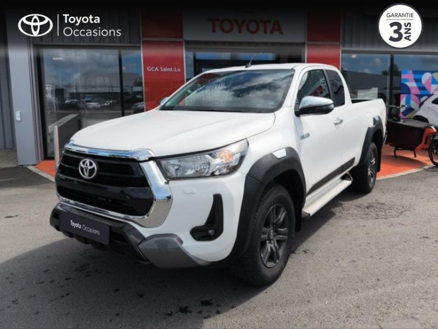 50000 : Hyundai Saint-Lô - GCA - TOYOTA Hilux - Hilux - Blanc lunaire nacré - Transmission intégrale enclenc - Diesel