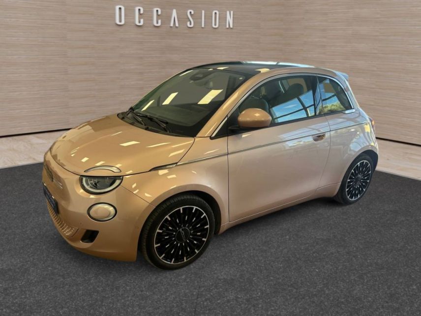 83130 : Hyundai Toulon - Autodif SAS - Groupe BALDASSARI - FIAT 500e CABRIOLET MY22 SERIE 1 STEP 1 La Prima - 500 III - ROSE GOLD - Automate à fonct. Continu - Courant électrique