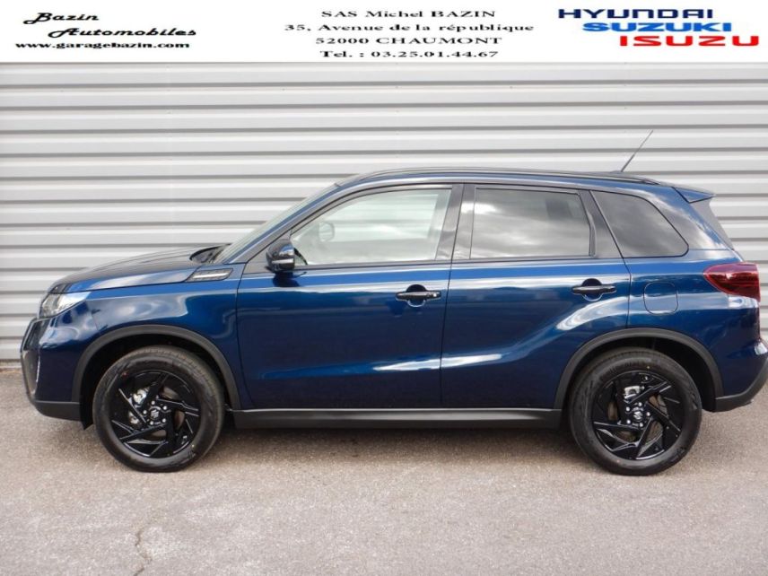 52000 : Hyundai Chaumont - Garage Michel Bazin - SUZUKI Vitara - Vitara - So'Color Sphere Blue Pearl/Black métal - Traction - Essence/Micro-Hybride