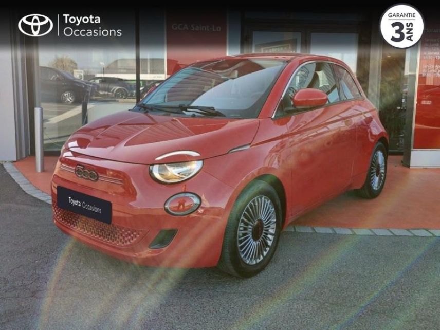 50000 : Hyundai Saint-Lô - GCA - FIAT 500 - 500 - Rouge - Traction - Electrique